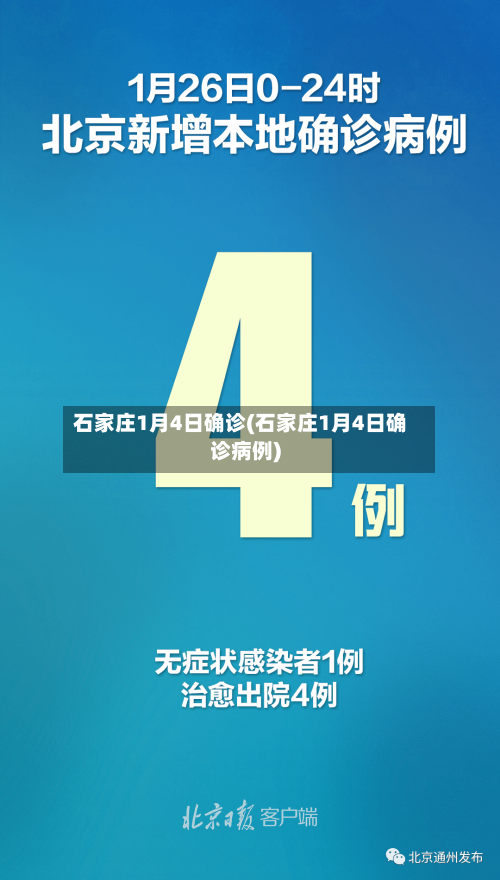 石家庄1月4日确诊(石家庄1月4日确诊病例)