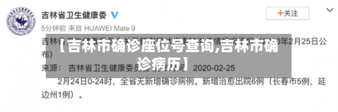 【吉林市确诊座位号查询,吉林市确诊病历】