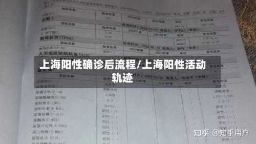 上海阳性确诊后流程/上海阳性活动轨迹-第1张图片