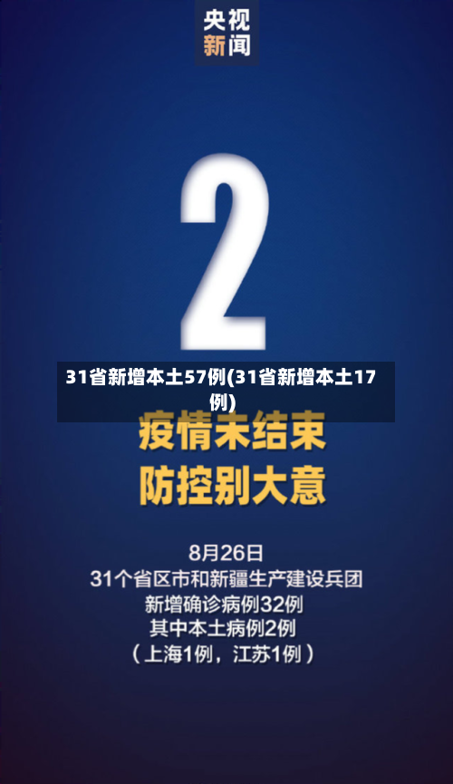 31省新增本土57例(31省新增本土17例)-第2张图片