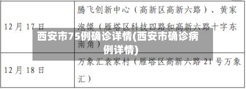 西安市75例确诊详情(西安市确诊病例详情)-第2张图片