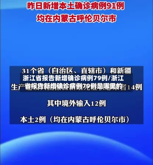 浙江省报告新增确诊病例79例/浙江省报告新增确诊病例79例是哪里的-第3张图片