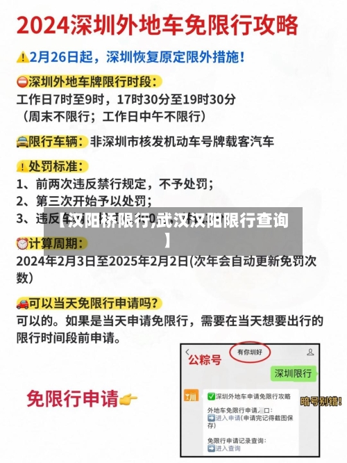 【汉阳桥限行,武汉汉阳限行查询】