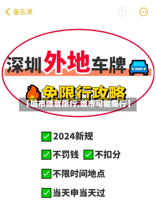【城市随意限行,城市可能限行】