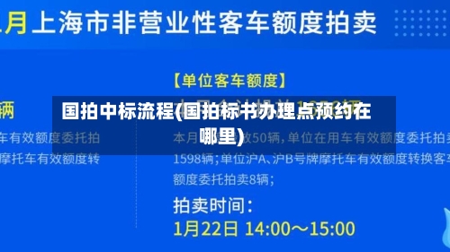 国拍中标流程(国拍标书办理点预约在哪里)