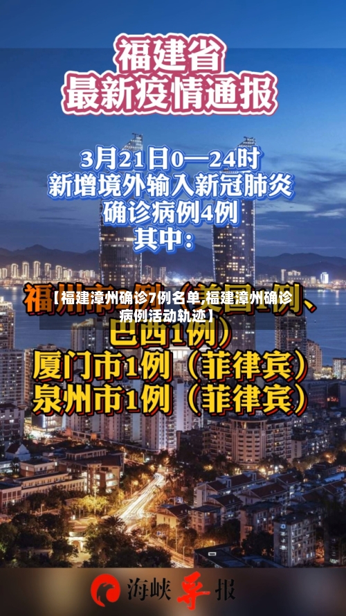 【福建漳州确诊7例名单,福建漳州确诊病例活动轨迹】