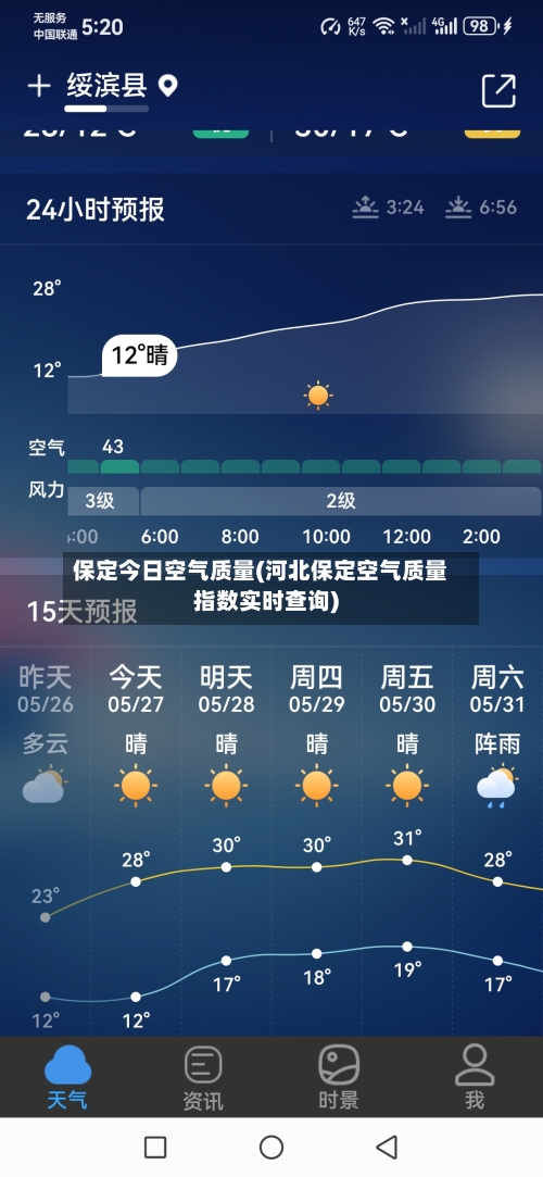 保定今日空气质量(河北保定空气质量指数实时查询)