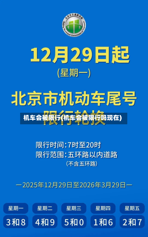 机车会被限行(机车会被限行吗现在)-第3张图片