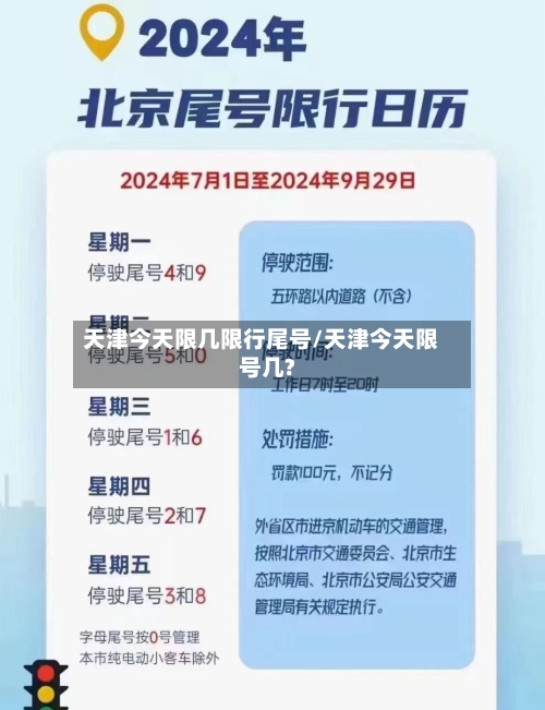 天津今天限几限行尾号/天津今天限号几?