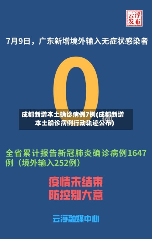 成都新增本土确诊病例7例(成都新增本土确诊病例行动轨迹公布)-第2张图片