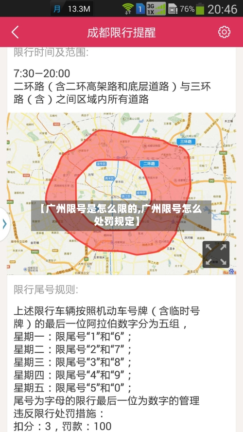 【广州限号是怎么限的,广州限号怎么处罚规定】