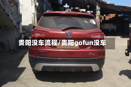 贵阳没车流程/贵阳gofun没车-第1张图片
