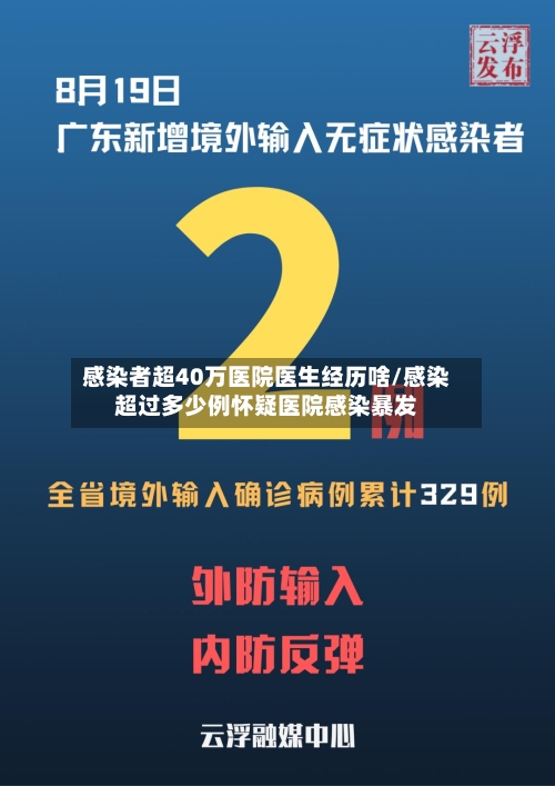感染者超40万医院医生经历啥/感染超过多少例怀疑医院感染暴发-第2张图片