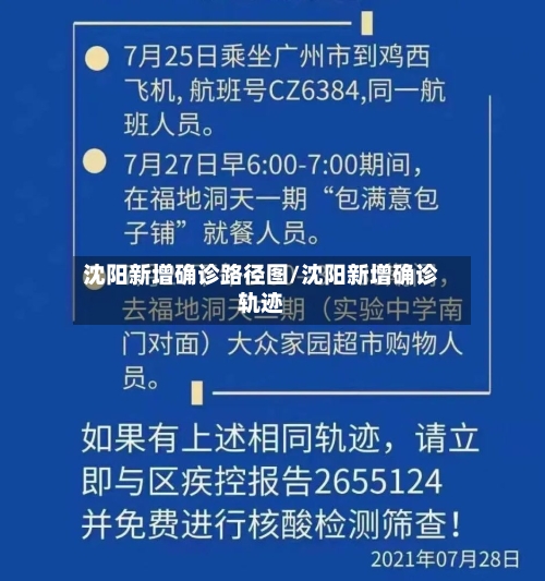沈阳新增确诊路径图/沈阳新增确诊轨迹-第2张图片