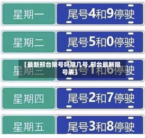 【最新邢台限号吗限几号,邢台最新限号表】-第2张图片