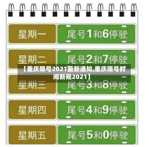 【重庆限号2021最新通知,重庆限号时间新规2021】-第2张图片